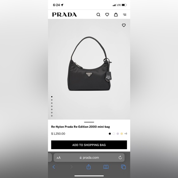 Prada | Bags | Prada Re Nylon 200 Mini Bag | Poshmark